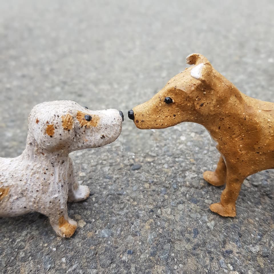 Lava Ceramics Dogs