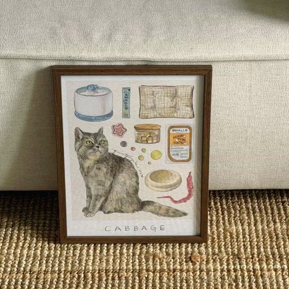 custom pet art for cat lovers